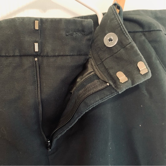 Merona Woman’s Straight Leg Pants Size 16 Black Classic Stretch - Picture 2 of 4